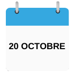 calendrier à la date du 20 octobre