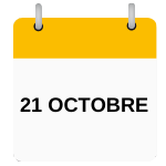calendrier à la date du 21 octobre