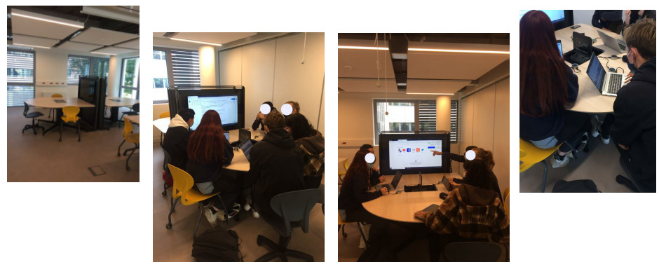 photo du centre de ressources du lycée Docteur Charles Mérieux et notamment de son équipement numérique 