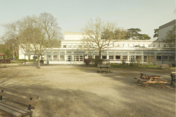 photo avant travaux de l'espace projet du lycée Lamarque