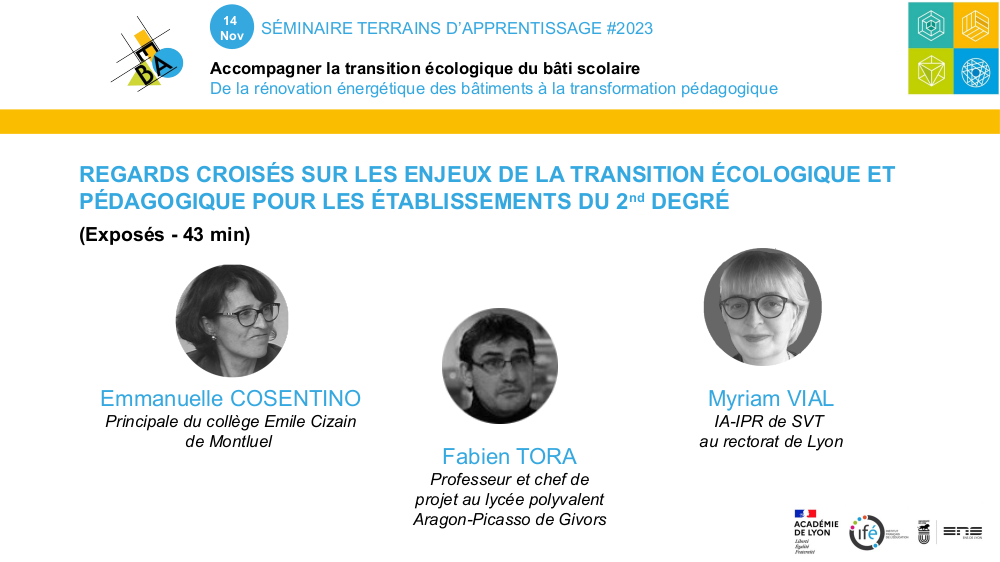 vignette d'illustration de la vidéo: Les enjeux de la transition écologique et pédagogique pour les collèges et les lyc